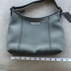 Coach Neoprene & Leather Gray Hobo